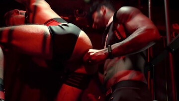 Caged men smash each other's asses in fabulous kinks