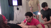 Amateur lads go naughty in mutual foursome kinks