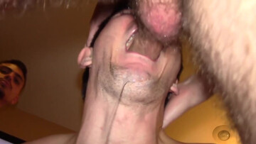 It seems like this man's throat can handle massive dicks