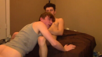 Giving him a rimjob before going balls deep in that ass