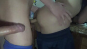 Latino with a perfect bottom bends over and gets screwed