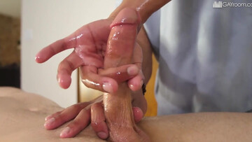 Massage therapy complete with a handjob and anal