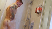 Jeremiah Cruze and Dakota Wonders get wet in the shower