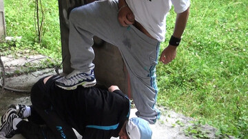 Outdoor anal fun between Jess Royan and Jordan Kiffeur