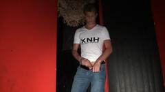 Fine men splash sperm on each other after roughly fucking in the ass