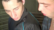 Amateur boys mix foot fetish with anal in a loud gay duo