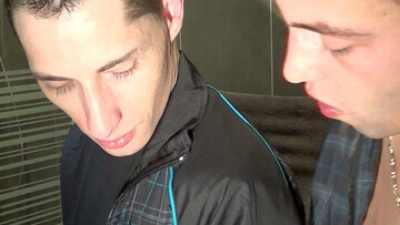 Amateur boys mix foot fetish with anal in a loud gay duo