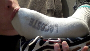 Amateur boys mix foot fetish with anal in a loud gay duo