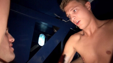 Fine boys play dirty anal perversions during their kinky show