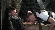 Sensual amateur guys reveal their slutty side in a late-nighty duo