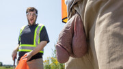 Workers share outdoor male perversions in heated anal kinks