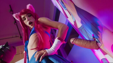 Cosplaying as an anime character and getting fucked