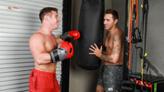 Sparring lesson turns intimate between Carter Woods and Kyle Fletcher