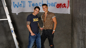 Steamy lads consume their love for the cock in a mutual gay play