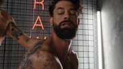 Tattooed hunks with amazing bodies having sex with passion