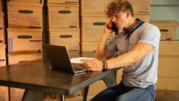 Hard working guys find it amazing to share the warehouse for gay sex