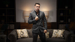 Romantic couch sex with classy Dante Colle and Paul Canon