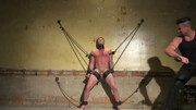 Chained male slave gets treated like a whore in unique fetishes