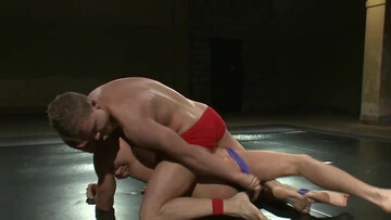 Muscular DILFs get physical in the ring whilst they crave sex