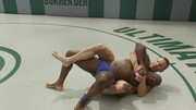 Ebony DILF and his sparing partner are sexually wrestling one another