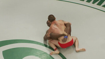 Ebony DILF and his sparing partner are sexually wrestling one another