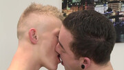 Blonde boyfriend tries deep missionary in the end of a sexy foreplay