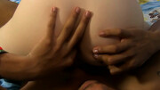 Sexy amateur boyfriends share restless interracial anal