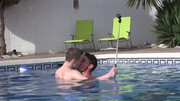 Tanned boys enjoy perfect holiday hardcore sex by the pool