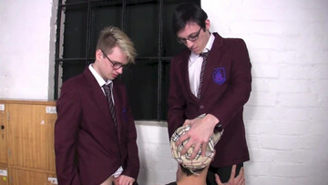 Bully porn with threesome blowjobs and anal