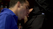 Dudes fucking in the backroom with lots of sucking
