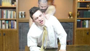 Mormon whore getting fuck-punished by his big dick daddy