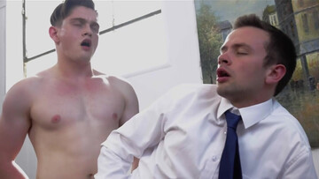 Hot guys Logan Cross and Jay Tee get busy fucking