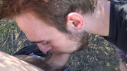 Nude amateur bloke combines POV blowjob with steady sex