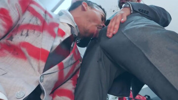 Hard sex at the garage between insolent Jonathan Miranda and Ricky Blue