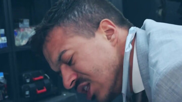 Hard sex at the garage between insolent Jonathan Miranda and Ricky Blue