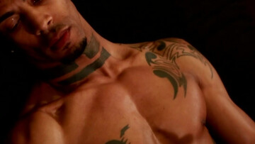 Muscular ebony guys show great physicality with anal