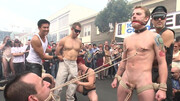 Sex party with a couple of dominant and submissive lads