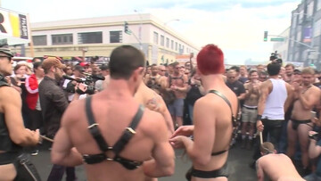 Sex party with a couple of dominant and submissive lads
