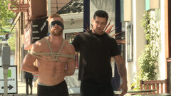 Cumming on the face of a ginger after playing with him