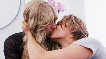 The femboy with a blond wig is getting pounded deep