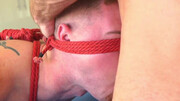 Slender boy gets tied up and seduced in rough bondage fetishes