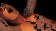 Sexy blokes play naughty games in homemade bondage kinks