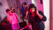 Twink tries the DJ's cock in both holes and gets intimate in surreal perversions
