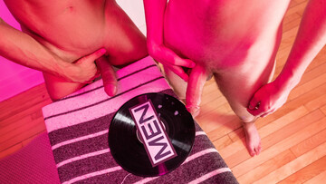 Twink tries the DJ's cock in both holes and gets intimate in surreal perversions