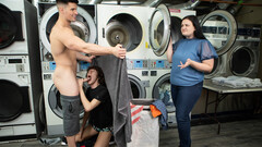 Nude boys share deep anal moments at the laundromat