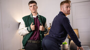 Fine boys pose hot on cam during their mind-blowing home romance