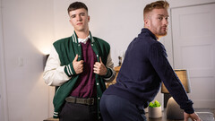 Fine boys pose hot on cam during their mind-blowing home romance