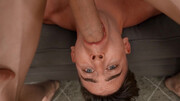Merciless couch sex between stepbrothers Spikey Dee & Trevor Brooks