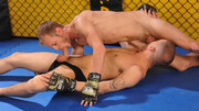 Blond lad gives a blowjob and has sex with an athlete