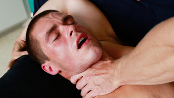 Energized lovers share the casting couch for intense sex pleasures